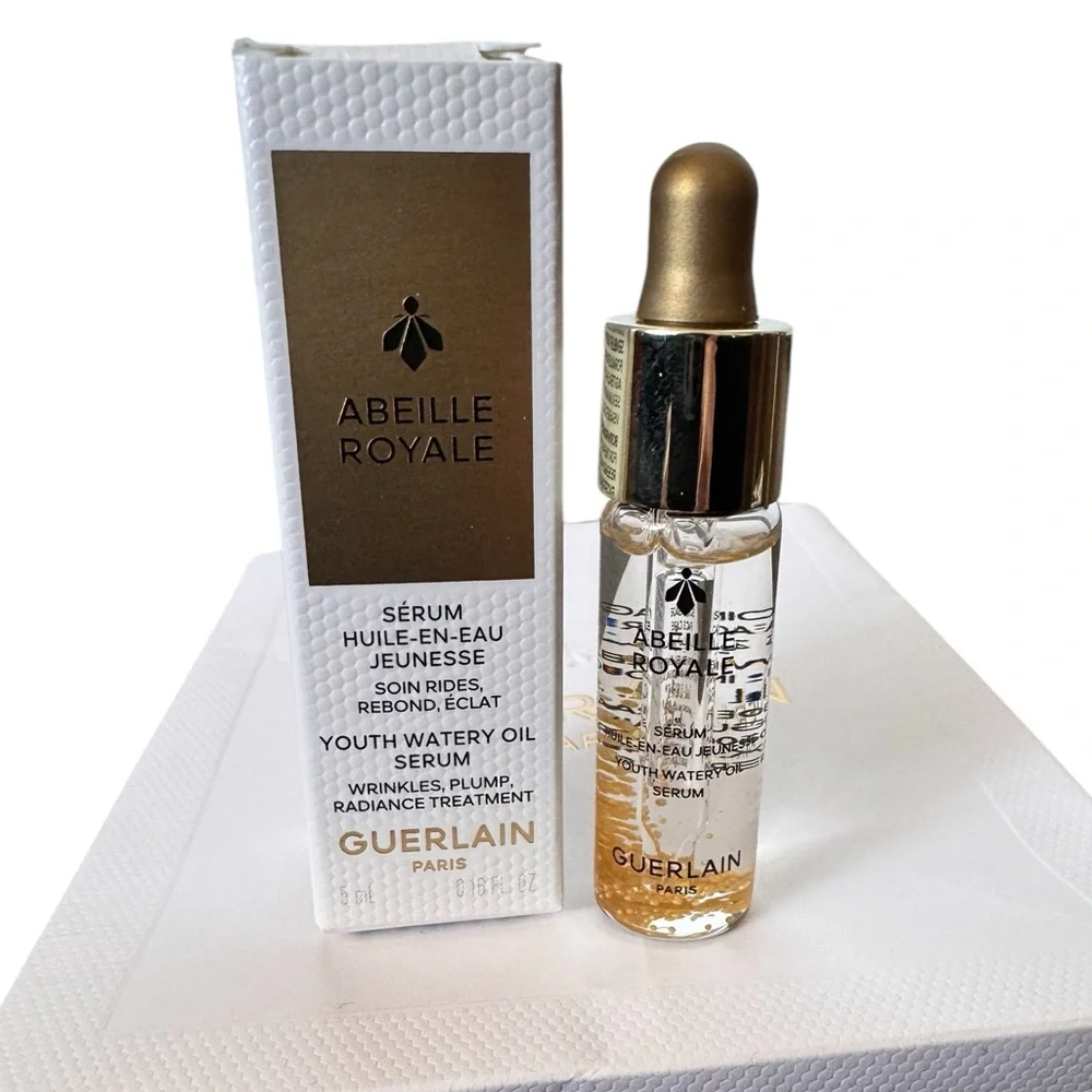 Guerlain, Abeille Royale Youth Watery Oil Serum, 0.16oz/5ml and Branded Bag